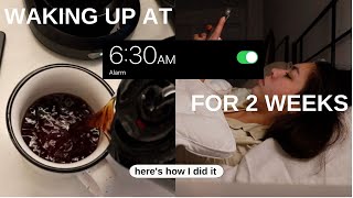 I Started Waking up at 6 30 AM becoming a morning person