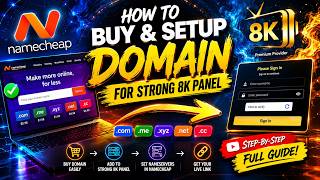 How to Buy a Domain for STRONG 8K Panel (Full Setup Guide)