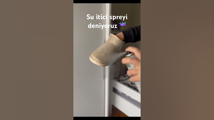 Su itici spreyi deniyoruz☔️ *reklam yok (ig:ccanseloz / tiktok: ccanseloz)  #ugg #bot #rain #yağmur