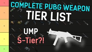 PUBG Weapon Tier List (October 2021)