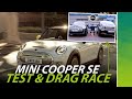 MINI Cooper SE im Test - Bedienung, Handling, Verbrauch, Laden, Reichweite | Drag Race vs BMW i3