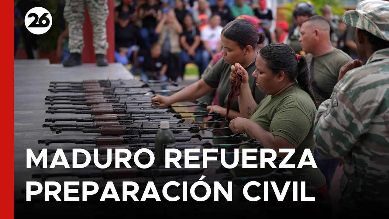 🇻🇪 TENSIÓN EN EL CARIBE | MADURO refuerza la PREPARACIÓN CIVIL con ejercicios semanales