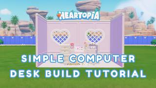 I Built This Cute Setup in Minutes! 💻 - How to Make a Computer Desk in Heartopia