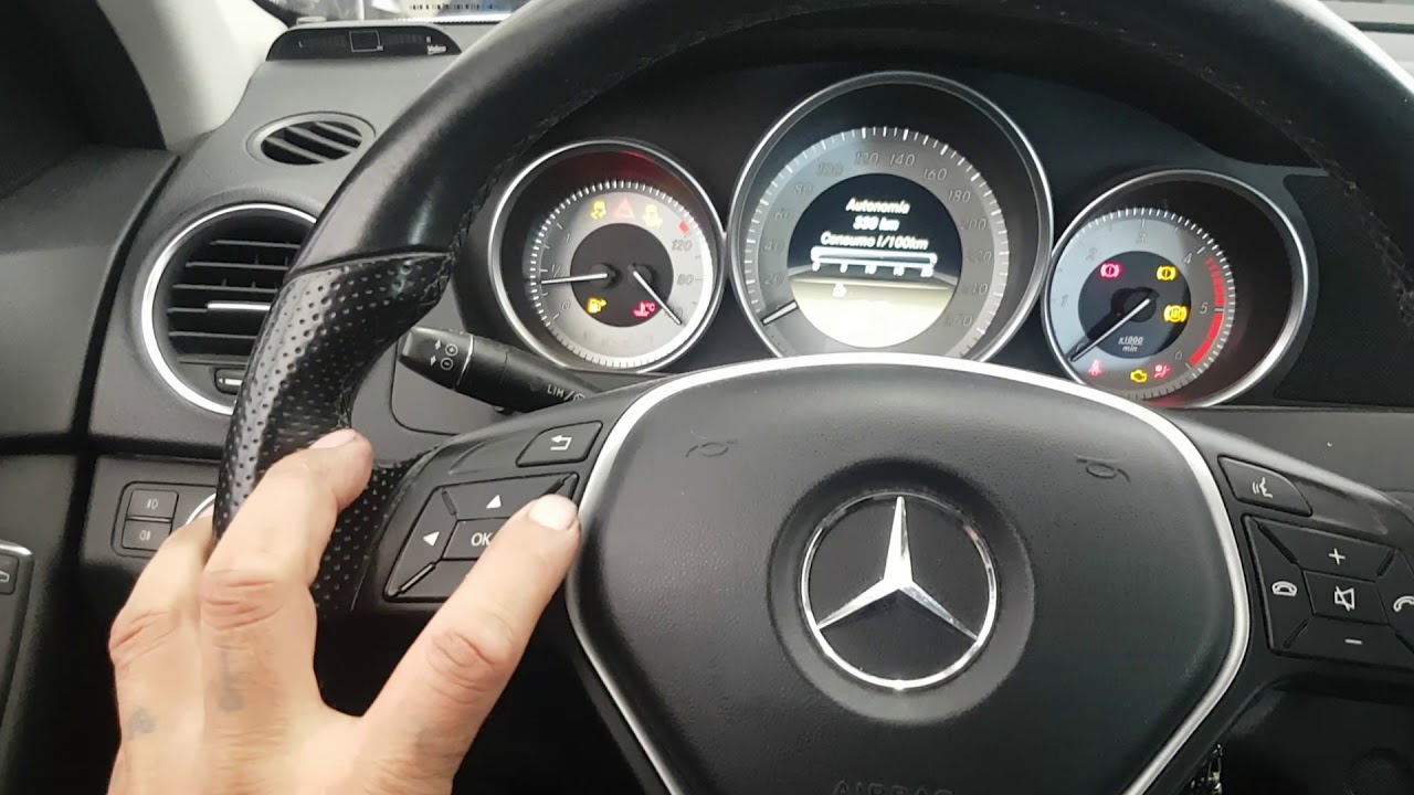 Como quitar attent.assist Mercedes benz (la tácita) - YouTube