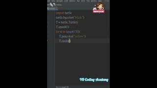 Create Multi circle in python turtle #turtle #shorts #trending #trendingshorts