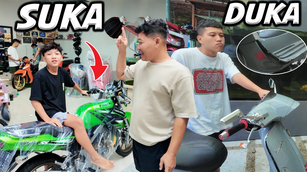 NINJA SS KAK ADIT?? ADA SUKA ADA DUKA KASIHAN KAK ADIT HABIS KENA APES VESPANYA PENYOK!!😭😭