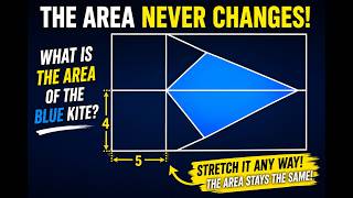 The Rectangle Has No Dimensions — Can You Still Find the Blue Area