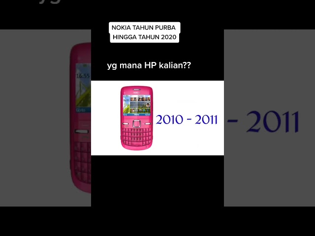 Suara HP Nokia Dari zaman Dulu Sampai Sekarang #nokia #nada #dering class=