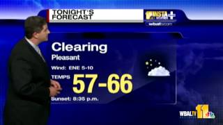 Maryland's Thursday evening weather forecast