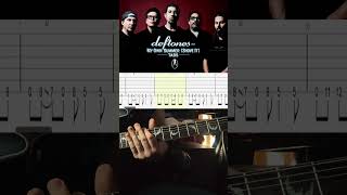 DEFTONES - My Own Summer (Shove It) TABS & Tutorial #guitarshorts #guitar #deftones #guitarcover