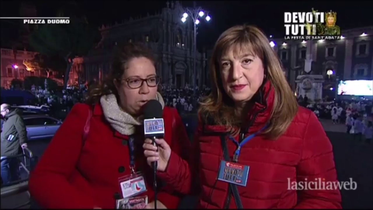 Festa di Sant'Agata 2020. I nostri interventi in diretta su Telecolor (Messa dell'Aurora 04/02/2020)