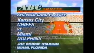 1990 AFC Wild Card - Chiefs vs. Dolphins