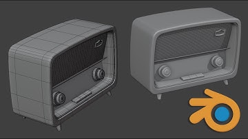 Radio game asset Part 1 (High poly modeling)