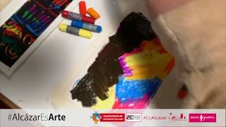 Arte En Cuarentena. Falso Grabado Con Ceras.