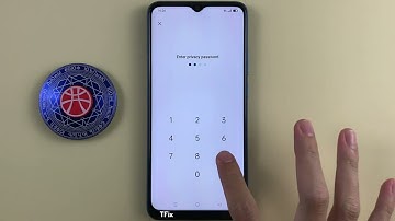 How to change and turn off private safe zone password on OPPO A16k Android 11
