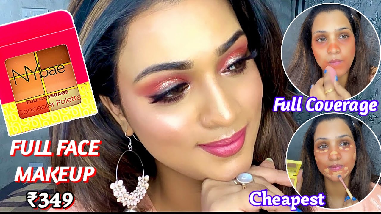NY Bae Full Coverage Concealer Palette, के साथ करे full face of makeup /Best Concealer Affordable,
