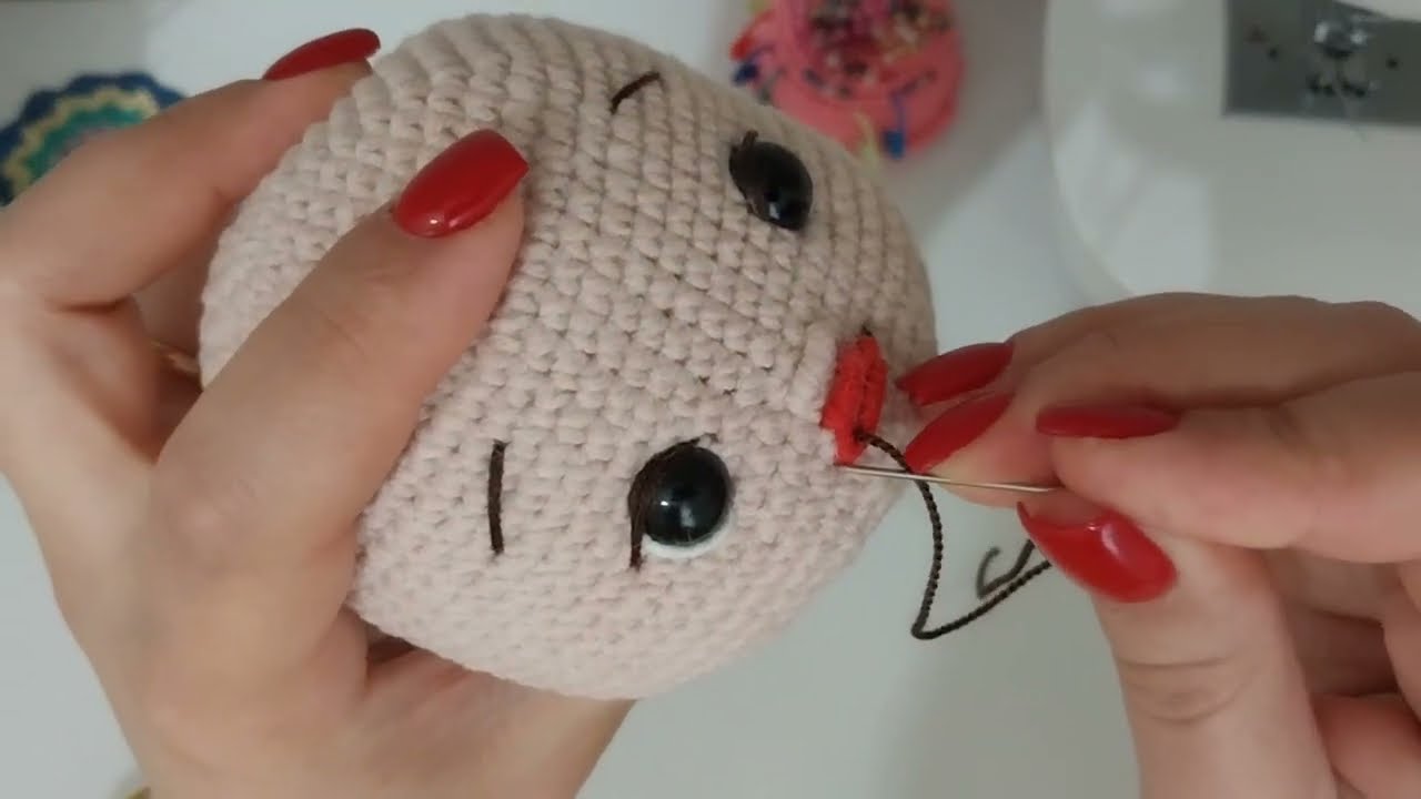 تطريز الشفاه 👄بأسهل طريقه #اميجرومي