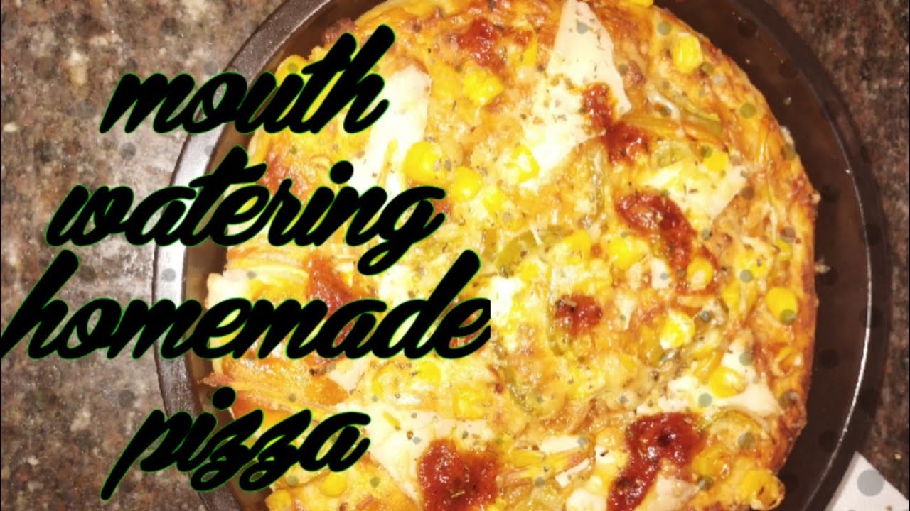 easy home made pizza(ghar me pizza kaise banaye) YouTube