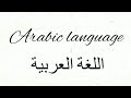 Why study Arabic ( Modern Standard Arabic ) ?