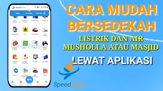 CARA MUDAH BERSEDEKAH LISTRIK DAN AIR MUSHOLLA ATAU MASJID SECARA LANGSUNG BAYAR LEWAT APLIKASI