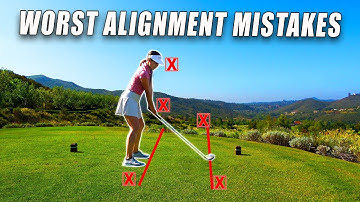 THE 5 BIGGEST MISTAKES ALL GOLFERS MAKE with Alignment