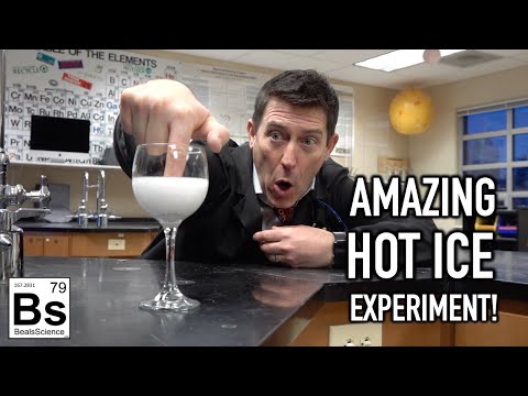 Hot Ice! Amazing Science Experiment With Sodium Acetate