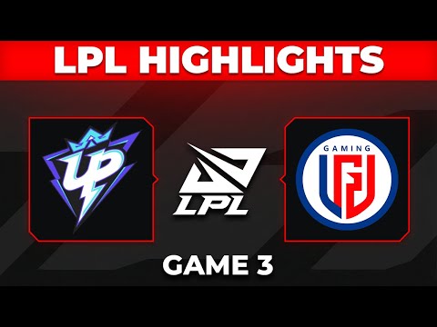 UP vs LGD Highlights Game 3 | LPL 2026 Split 1 | Ultra Prime vs LGD Gaming by Onivia