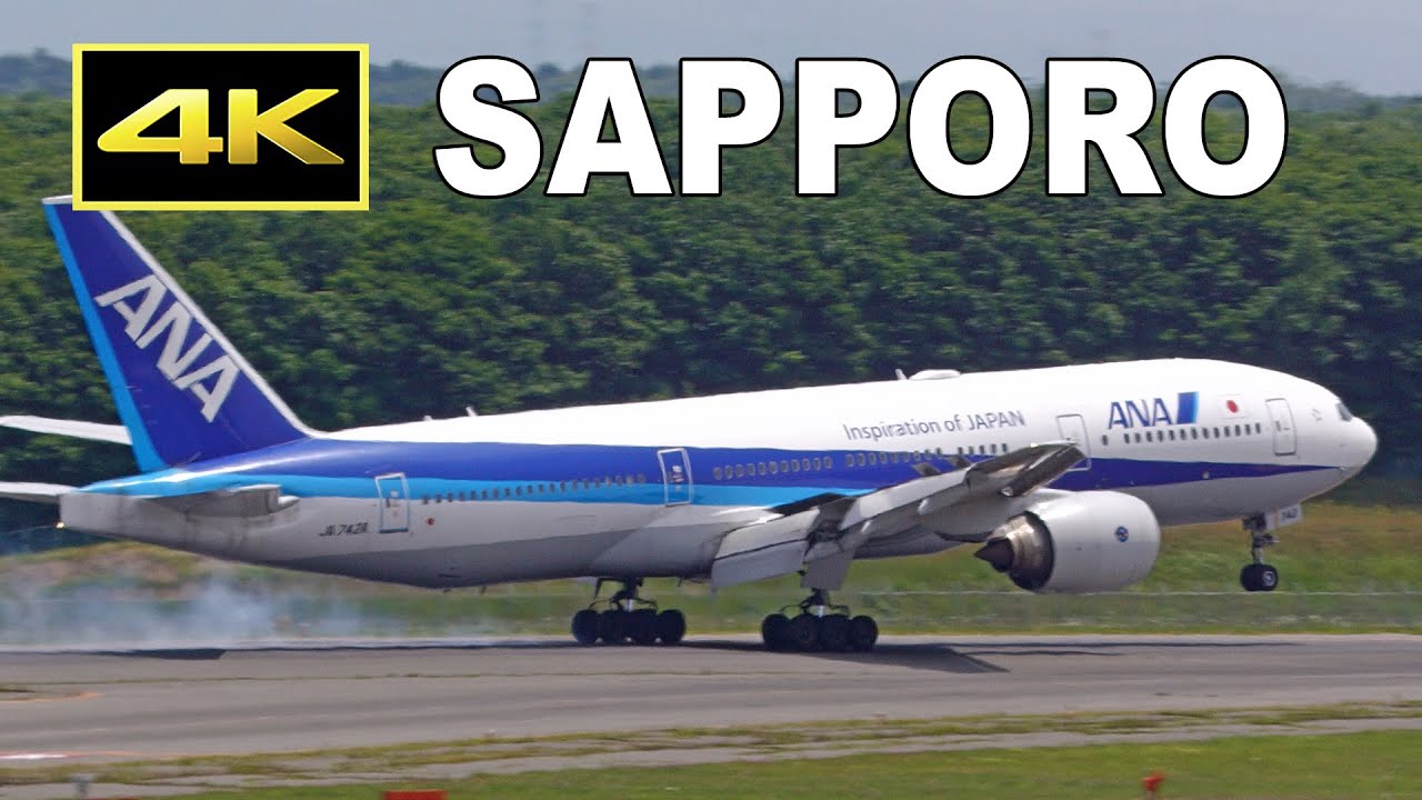 [4K] 777, A350, 787, 767, etc. - plane spotting at Sapporo New Chitose Airport 2023 / 新千歳空港