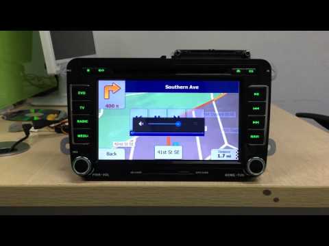 How to install GPS navigation software and set navi button on1024*600 android 4.4 car stereo