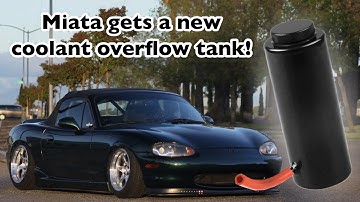 Modifying a cheap coolant overflow tank for the Miata.