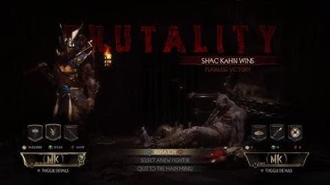 Mortal kombat 11 shao khan brutality tutorial:  knock their block off