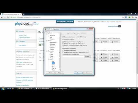 Using SSH Tunneling in the Zend Developer Cloud