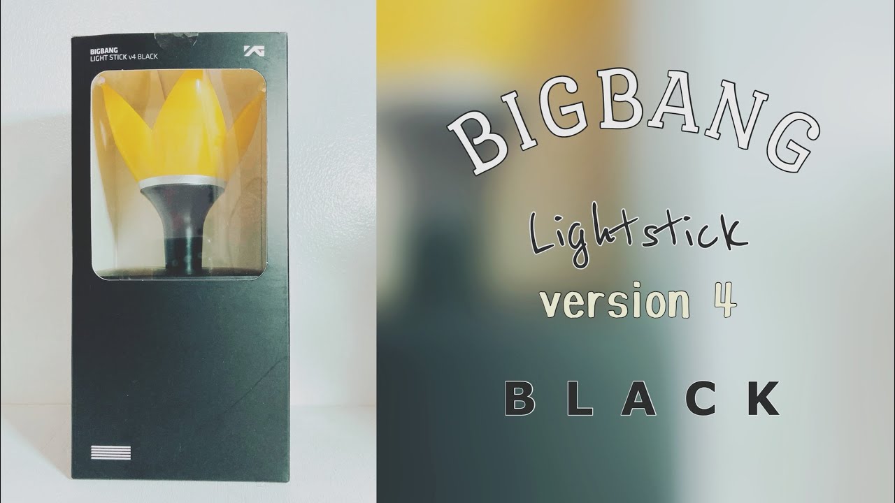 BIGBANG LIGHT STICK 4 (ブラック) BIGBANG Light Stick Ver. 4 – Official K-pop Concert