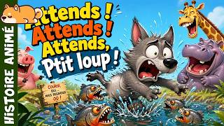 Pas si vite, petit loup ! 🐺 | Histoire pour s'endormir | Conte doux sur la patience, doudou, soir