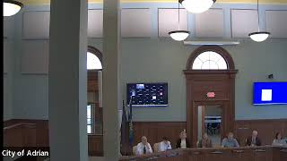 Adrian City Commission Meeting June 15, 2026