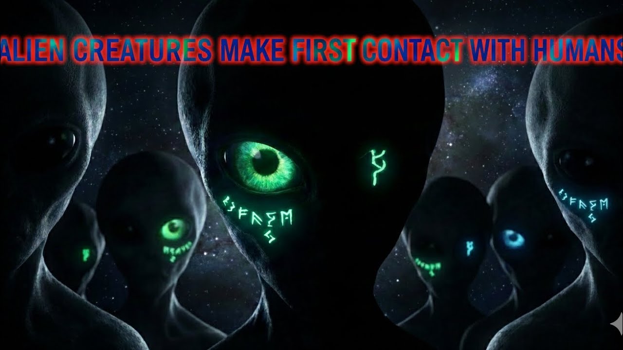 Breaking news Strange and advanced creatures communicate with humans for the first time via social 