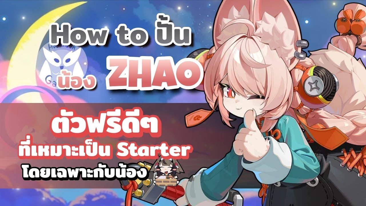 How to ปั้นน้อง Zhao ตัวแจกฟรีที่ไปได้หลายตี้ เด็ดดวงที่ทีมน้อง Ye  l Zenless Zone Zero