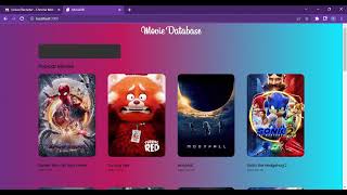 Movie DataBase website using sveltekit JS screenshot 5