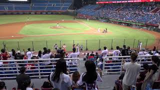 PC0024 20200820 , 四下 , 林立:游擊方向滾地球,游擊手接球後傳一壘刺殺打者,二出局。