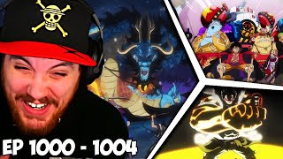 One Piece Episode 1000, 1001, 1002, 1003, 1004 Reaction - EPISODE 1000 IS HERE