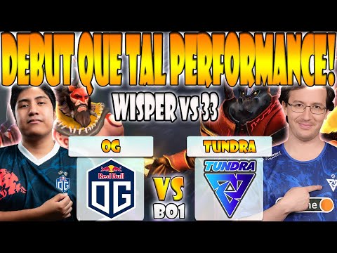 OG VS TUNDRA [BO1] WISPER, 23SAVAGE, XNOVA VS NIGHTFALL, LORENOF, 33 - BLAST SLAM 1 2024- DOTA 2