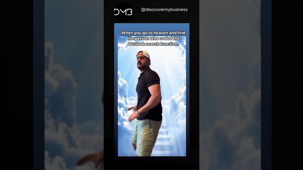Finding the Outlook Dev in Heaven 😭 | Relatable Tech Meme