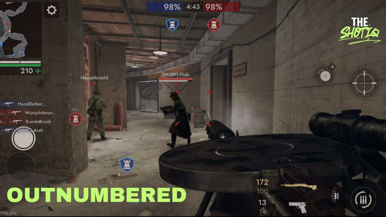 98% vs 98% INSANE CLUTCH GAMEPLAY 😱 | FPS War Shooter