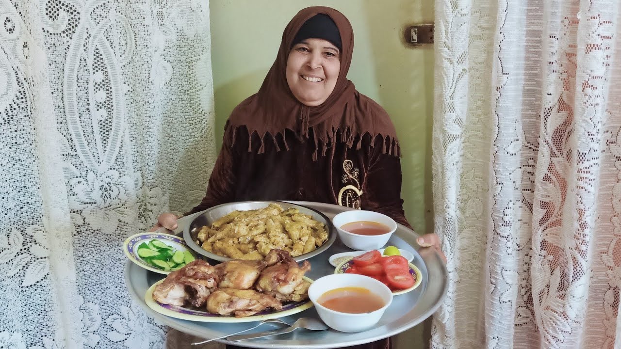 احلي محشي من ايد أم أحمد اتفاجأت من ال حصل ف الاخر قدر الله وما شاء فعل😭