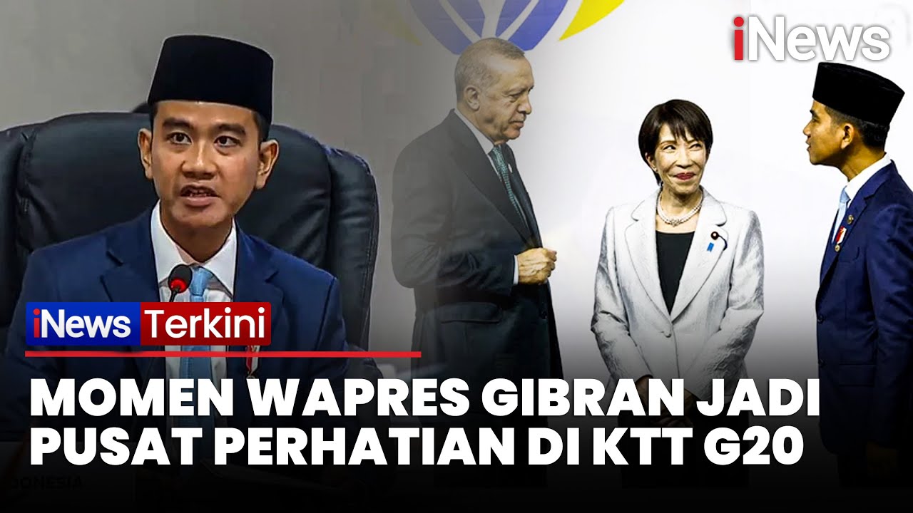 Wapres Gibran Jadi Pusat Perhatian di KTT G20! Sapa Tokoh Dunia hingga Gandeng Erdogan