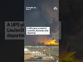 A UPS plane crashed in Louisville, Kentucky after departing