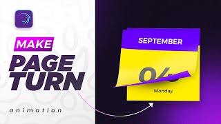 Make Page Turn Animation On Alight Motion