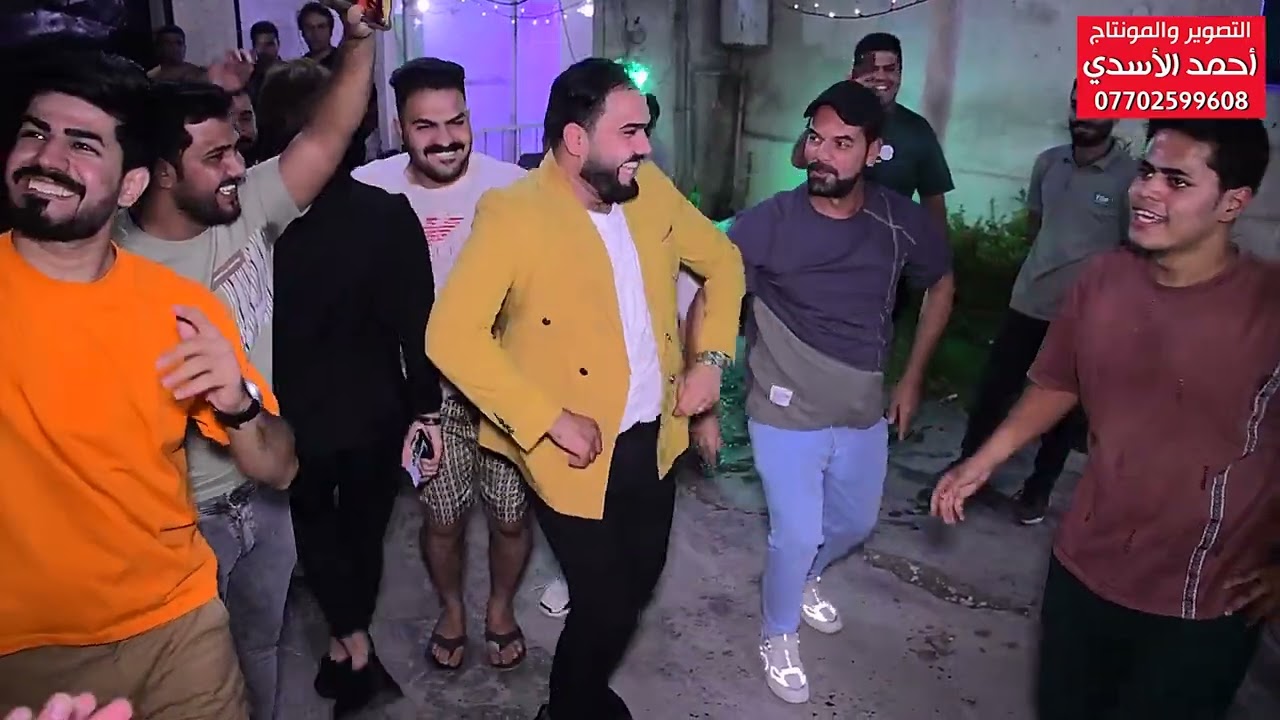 حفل زفاف منتضر اللامي بحضور الفنان علي عزت والفنان علي الساعدي الف مبروك