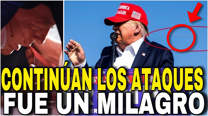 ATENTADO A TRUMP: CONTINÚAN LOS ATAQUES FUE UN MILAGRO
