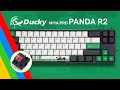 Teclado Mecánico Custom 65% DUCKY Miya Pro Panda R2 White LED